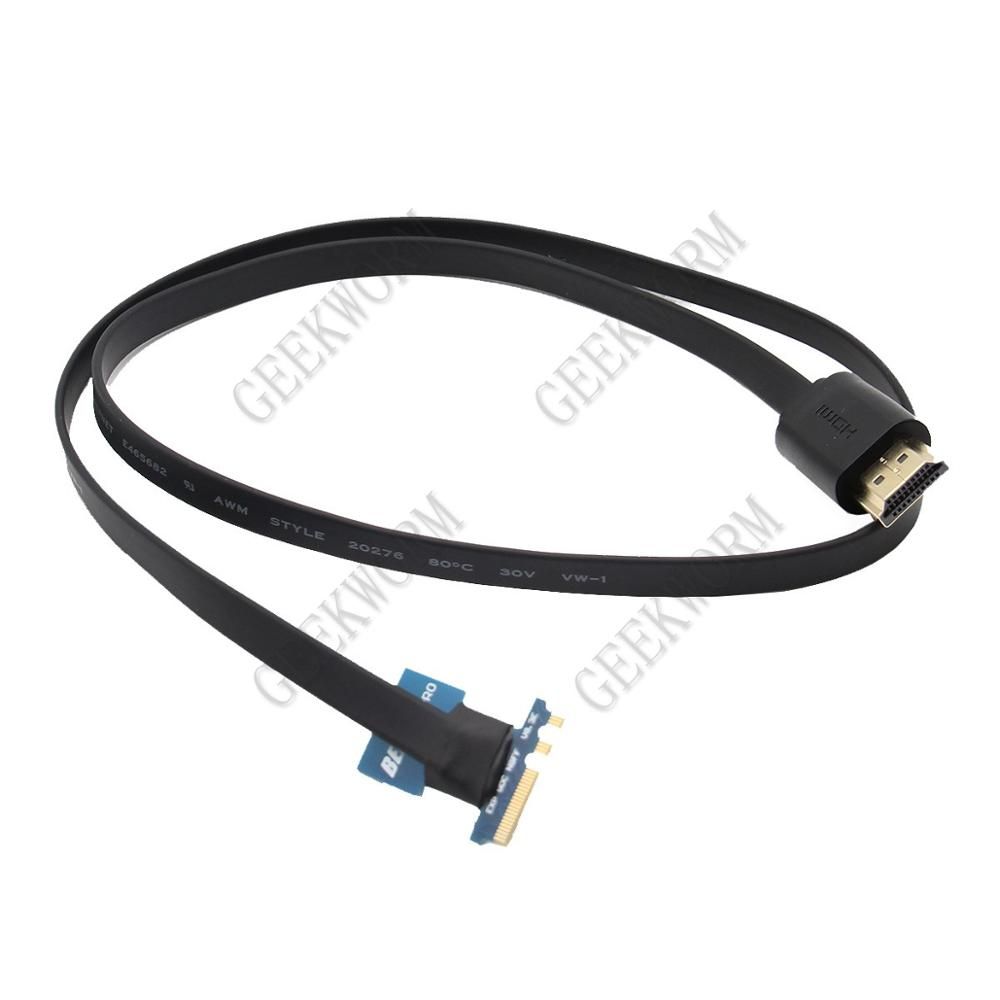 Freeshipping EXP GDC Beast HDMI to NGFF M.2 A key Cable for V8.0 EXP GDC External Independent Video Card Dock Freeshipping EXP GDC Beast HDMI to NGFF M.2 A key Cable for V8.0 EXP GDC External Independent Video Card Dock