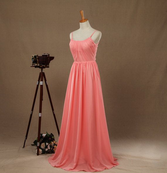 Salmon Party Dress