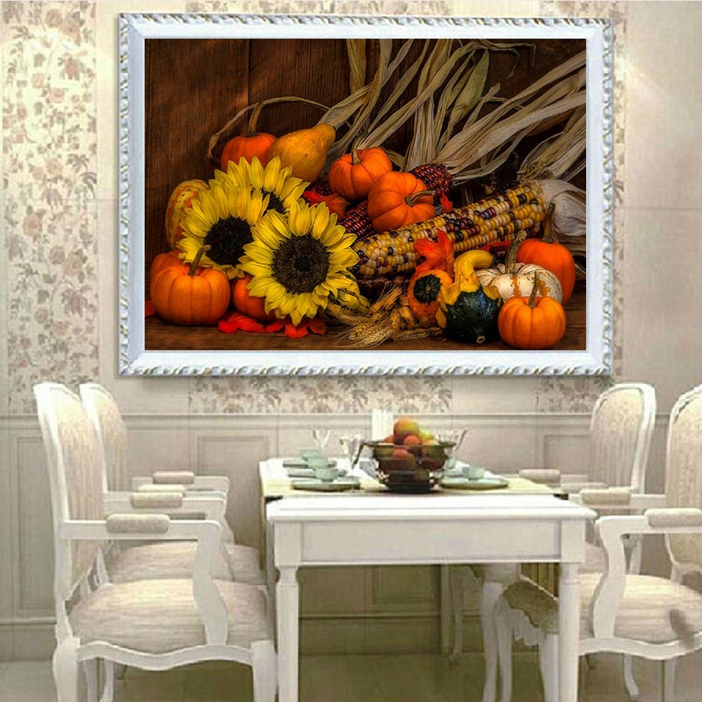 2017 Diy Diamond Painting Cross Stitch Pumpkin Sunflower Picture 2017 Diy Diamond Painting Cross Stitch Pumpkin Sunflower Picture