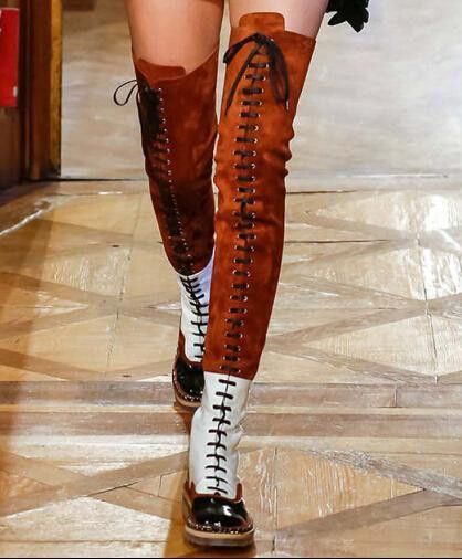 bota cano alto marrom camurça