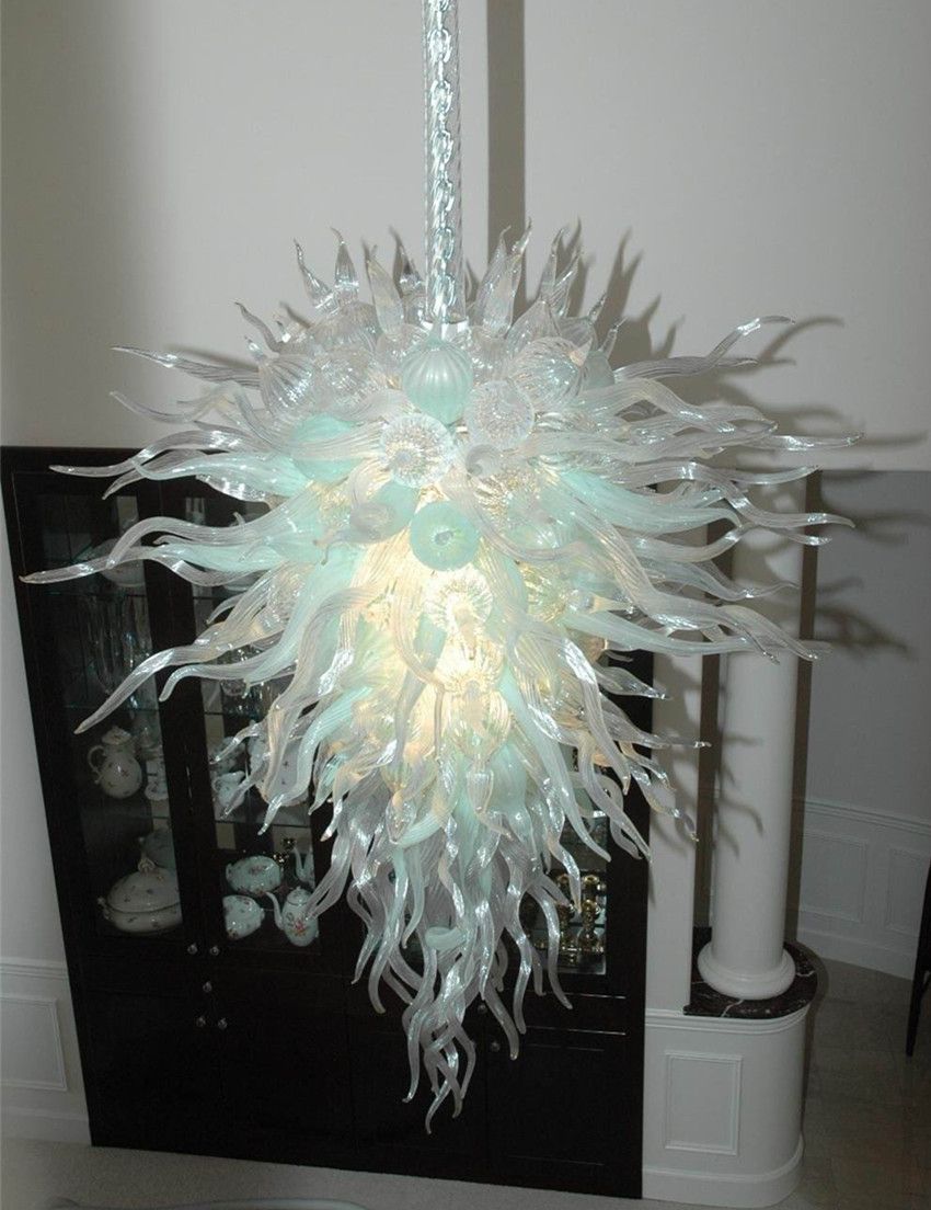 Modern Large Handmade Blown Murano Glass Chandeliers Chihuly Style Modern Large Handmade Blown Murano Glass Chandeliers Chihuly Style Led Saving Light Source Chandelier Lighting Vintage Pendant Lamp Shades