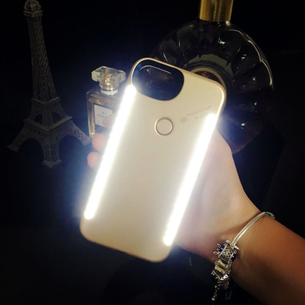 Newest LED  Light Phone Cases  Phone Double Sides Light 