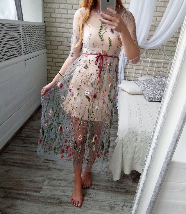 bohemian flower dresses