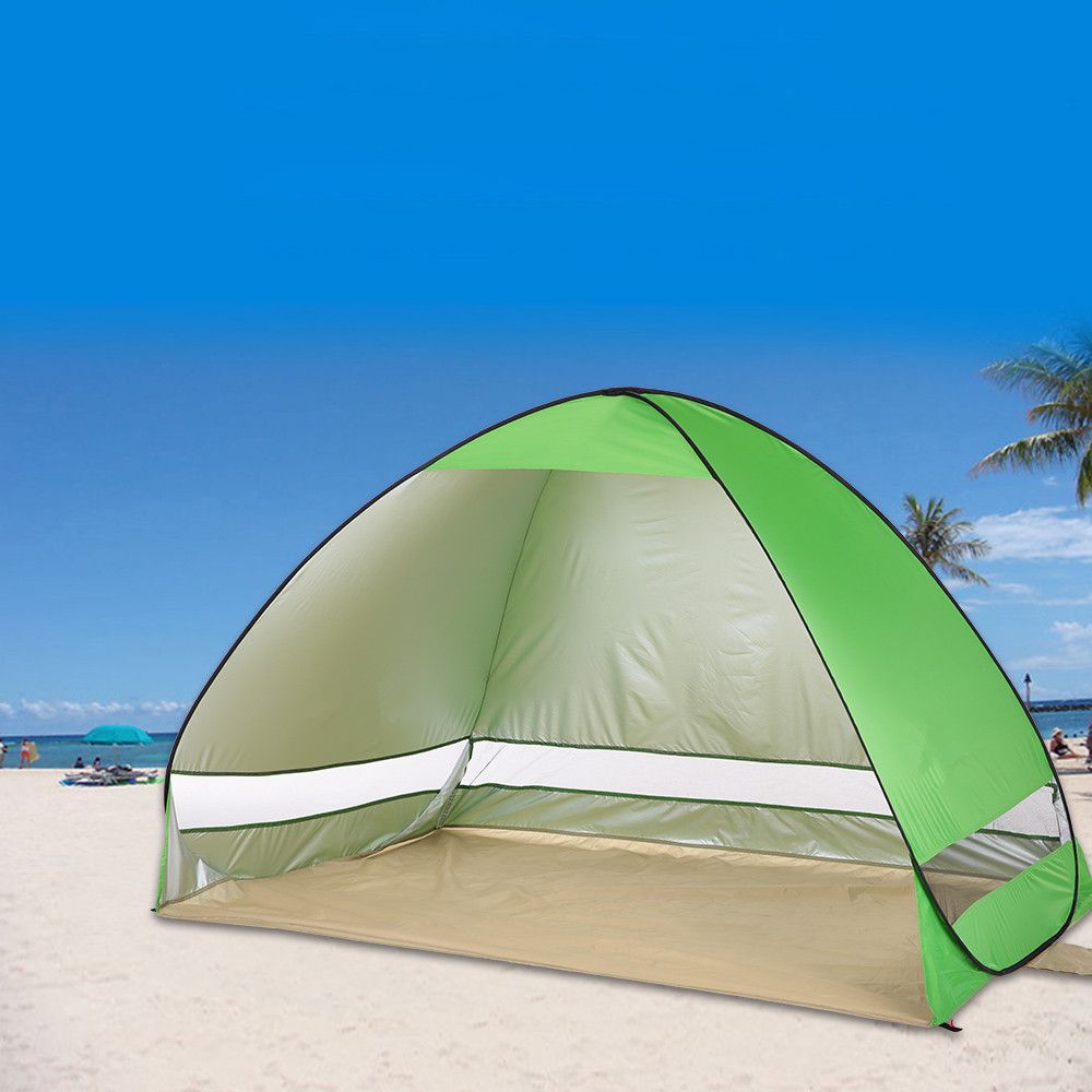 Instant Portable Cabana Beach Tent Automatic Shelter Instant Portable
