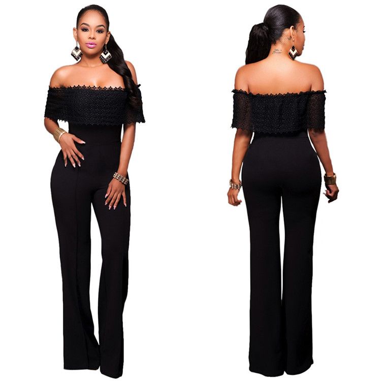 Jumpsuits, Playsuits & Bodysuits 2020: Off Shoulder Leopard Sexy Jumpsuit Women Backless Slash ...