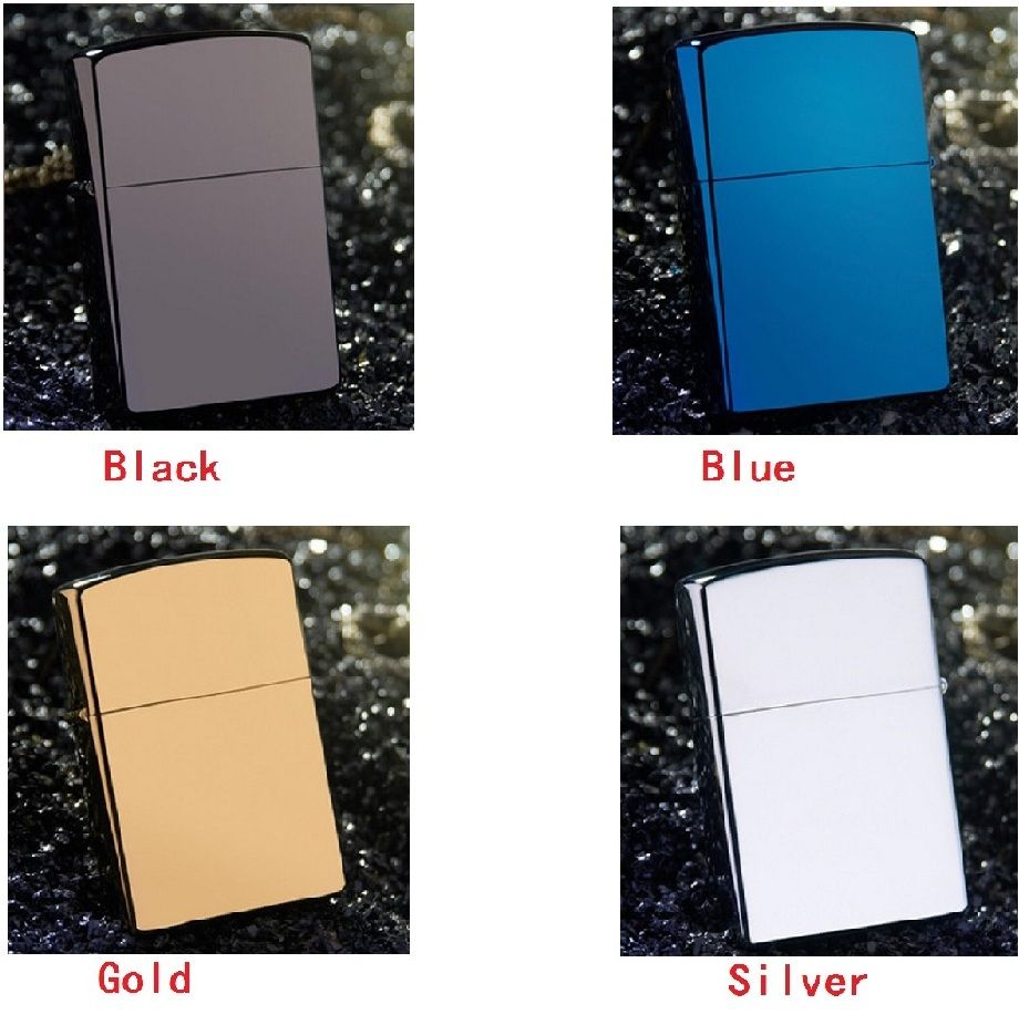 2019 High Quality Creative Lighter Without Kerosene Solid Color Smooth