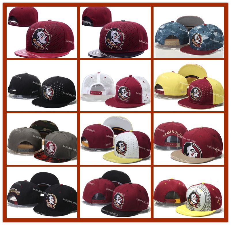 2017 All Teams NCAA Florida State Snapbacks Red Seminoles Football Cap
