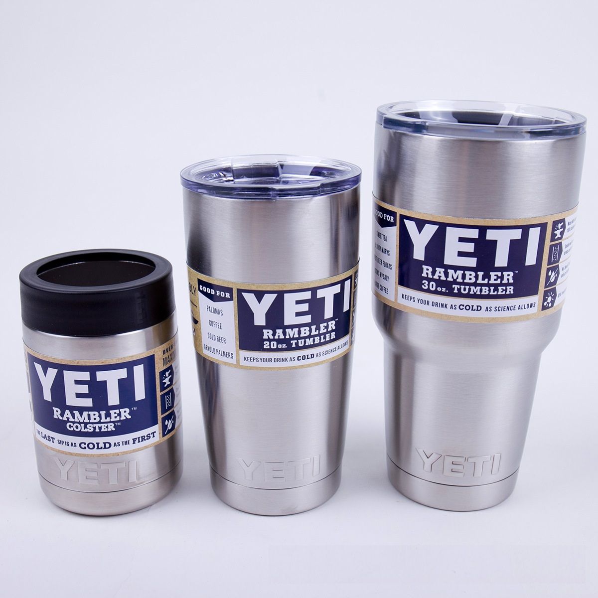 Discount YETI Rambler Stainless Steel 12 Oz 20 Oz 30oz 36 Oz 64 Oz Cups Cooler Tumbler Travel