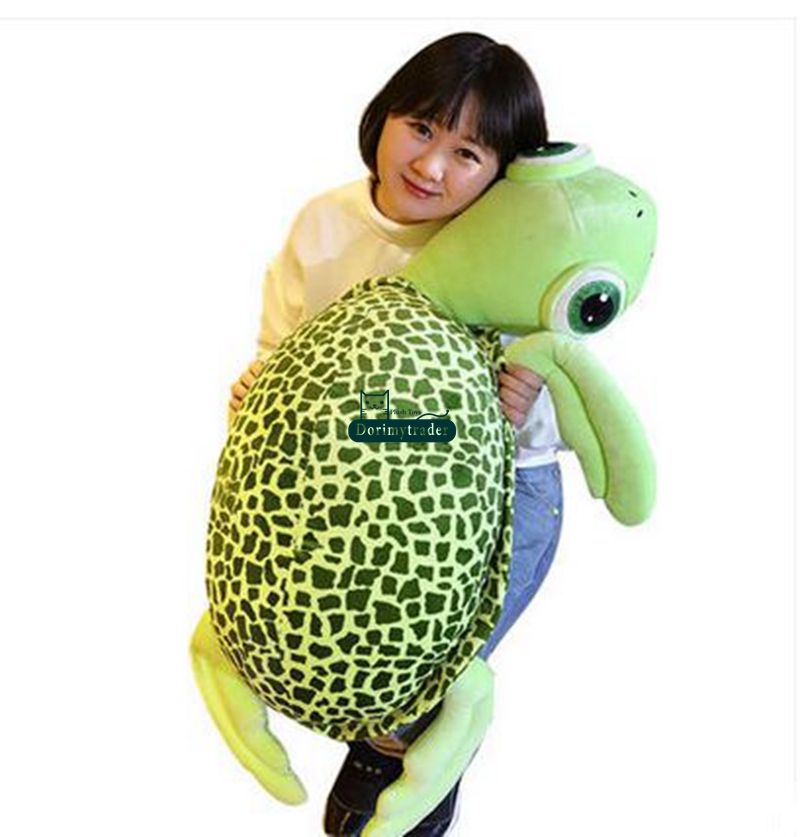 2019 Dorimytrader New Cute Simulated Animal Turtle Plush Toy 110cm