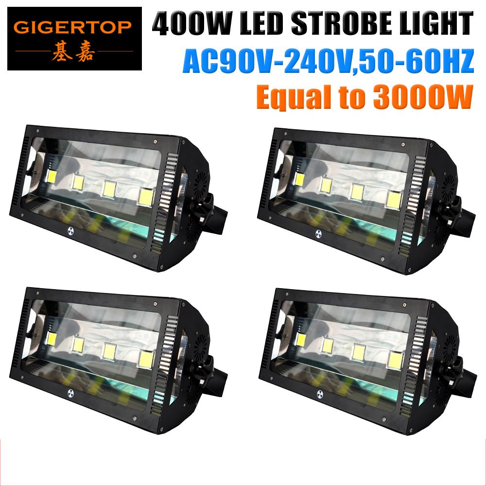 Tiptop Stage Light 4xlot Dmx 512 3in 5pin 400w Led Strobe Tiptop Stage Light 4xlot Dmx 512 3in 5pin 400w Led Strobe Flash 4 Control Mode Performances Wedding Bar Disco Dj Party