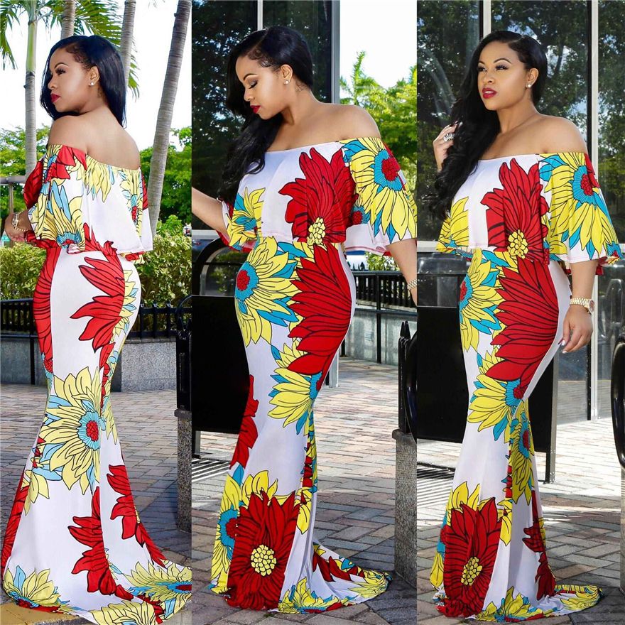 robe poisson en pagne