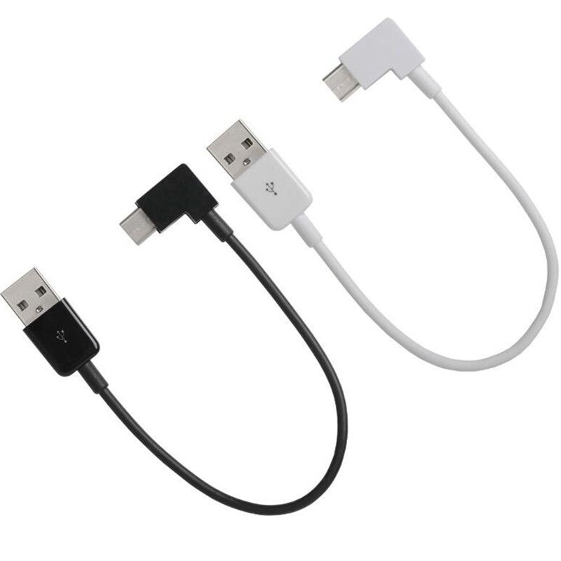 Cables Para Teléfono Celular Corto 90 Grados En ángulo Recto Micro