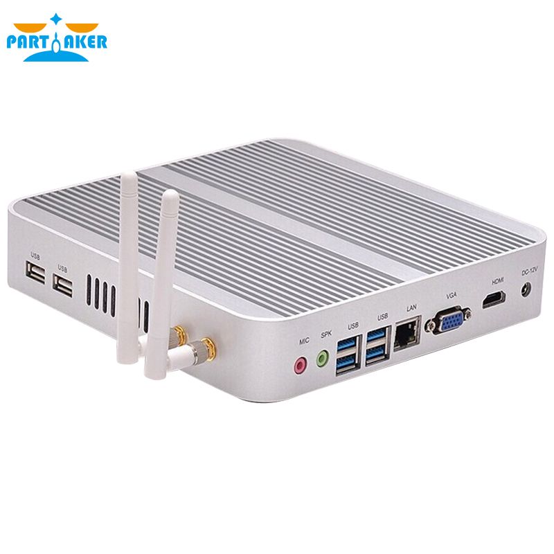 Fanless Barebone I5 Mini Pc Win10 3 Years Warranty Mini Computer