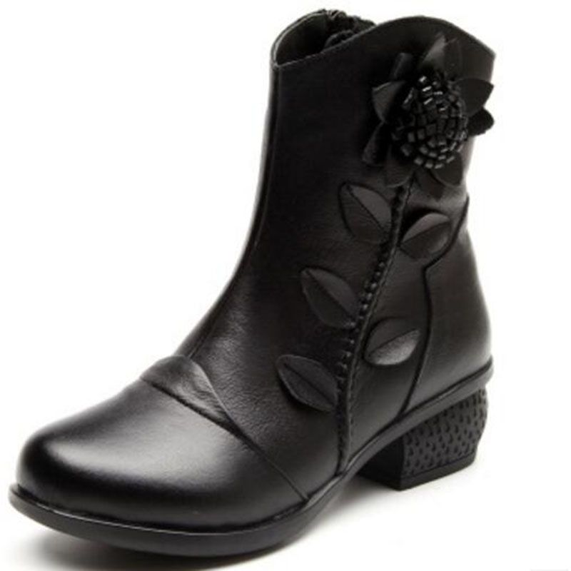 elegant leather boots