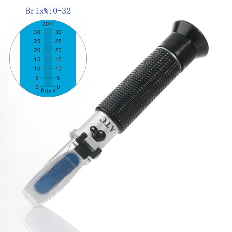 2019 Refractometer Sugar Degree Meter Vegetables Brix Refractometer