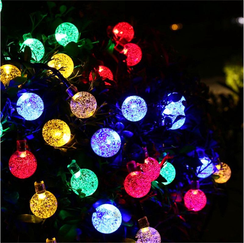 Best High Quality Solar Powered Led Outdoor String Lights 6m 30leds Best High Quality Solar Powered Led Outdoor String Lights 6m 30leds Crystal Ball Globe Fairy Strip For Outside Garden Party Under 5 23