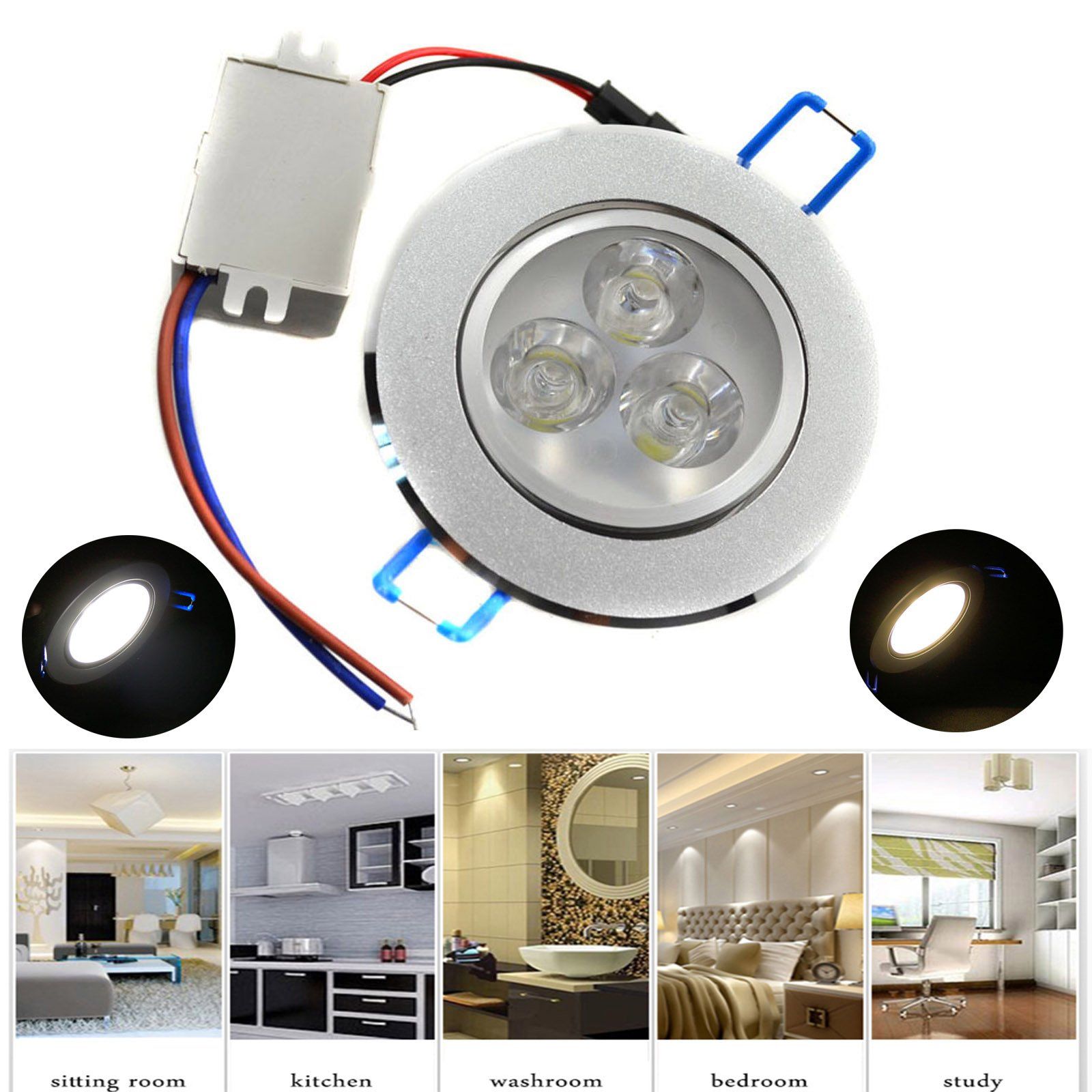 Led Downlight Lighting Lamp 9w 15w 21w Ac110 240v Recessed Spot Led Downlight Lighting Lamp 9w 15w 21w Ac110 240v Recessed Spot Light Forliving Room Dimmable Ed Ceiling Best Downlights Down Covers