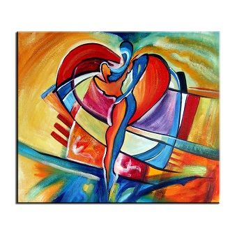 2018 framed couple dancing art colors100 handpainted modern square cubic abstract art oil painting on canvas home wall decor multi sizes ab179 from 2018 framed couple dancing art colors100 handpainted modern square cubic abstract art oil painting on canvas home wall decor multi sizes ab179 from