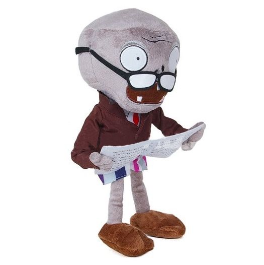 newspaper zombie plush