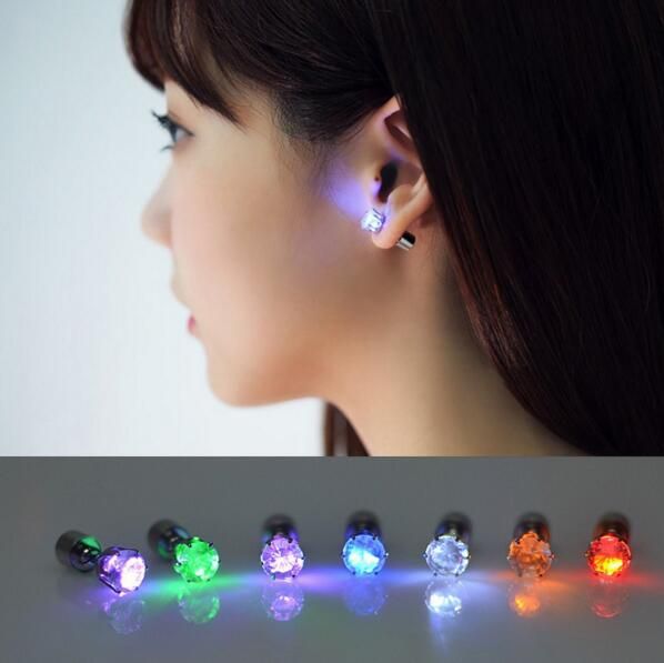 Compre 100 Par Light Up Juguetes LED Pendientes Espárragos Intermitente