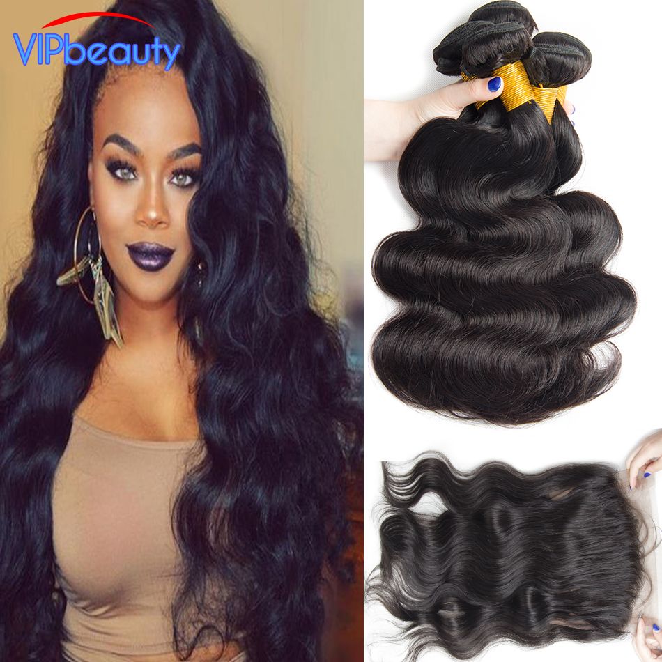 2020 Pre Plucked 360 Lace Frontal Closure With Bundles ,Unprocessed