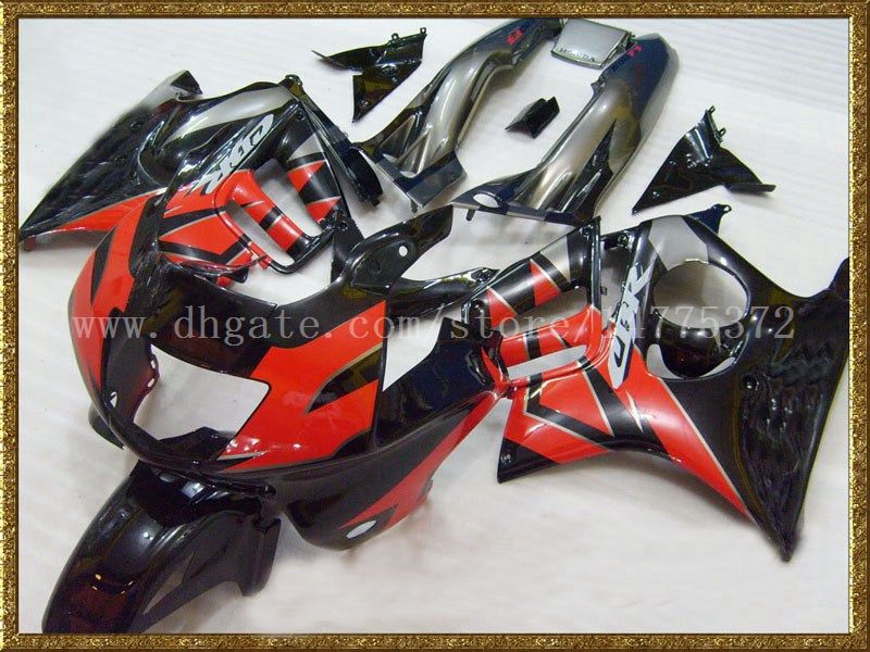 купить оптом черный красный обтекатель комплект для Honda Cbr600f3