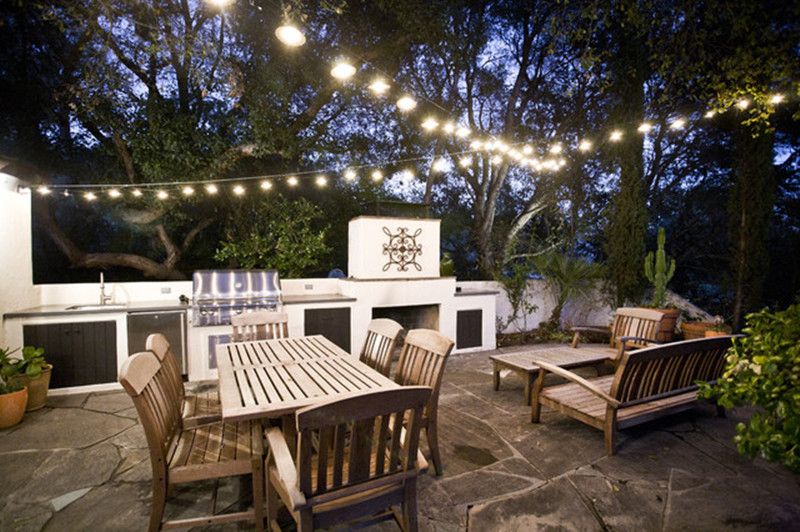 Outdoor String Light Waterproof Warm Backyard Lighting Easy Outdoor String Light Waterproof Warm Backyard Lighting Easy Installing Party Decoration Vintage Brightness High Effiency Factory Whole Commercial
