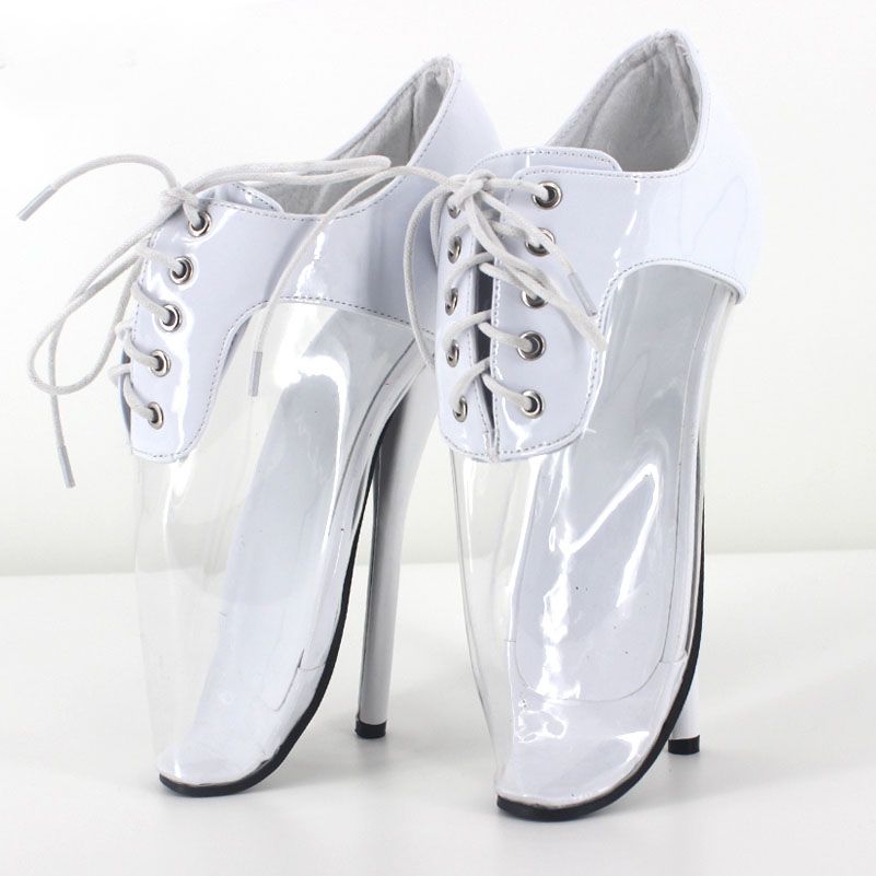 plastic see through shoes