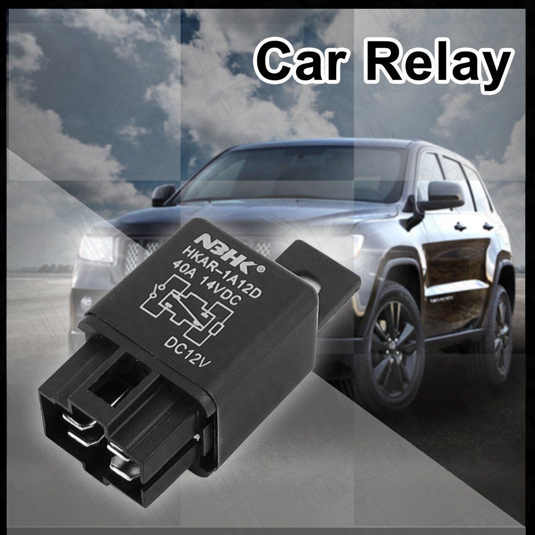 2021 DC 12V 40A 4 Terminal SPDT Relay For Automotive Vehicle Truck