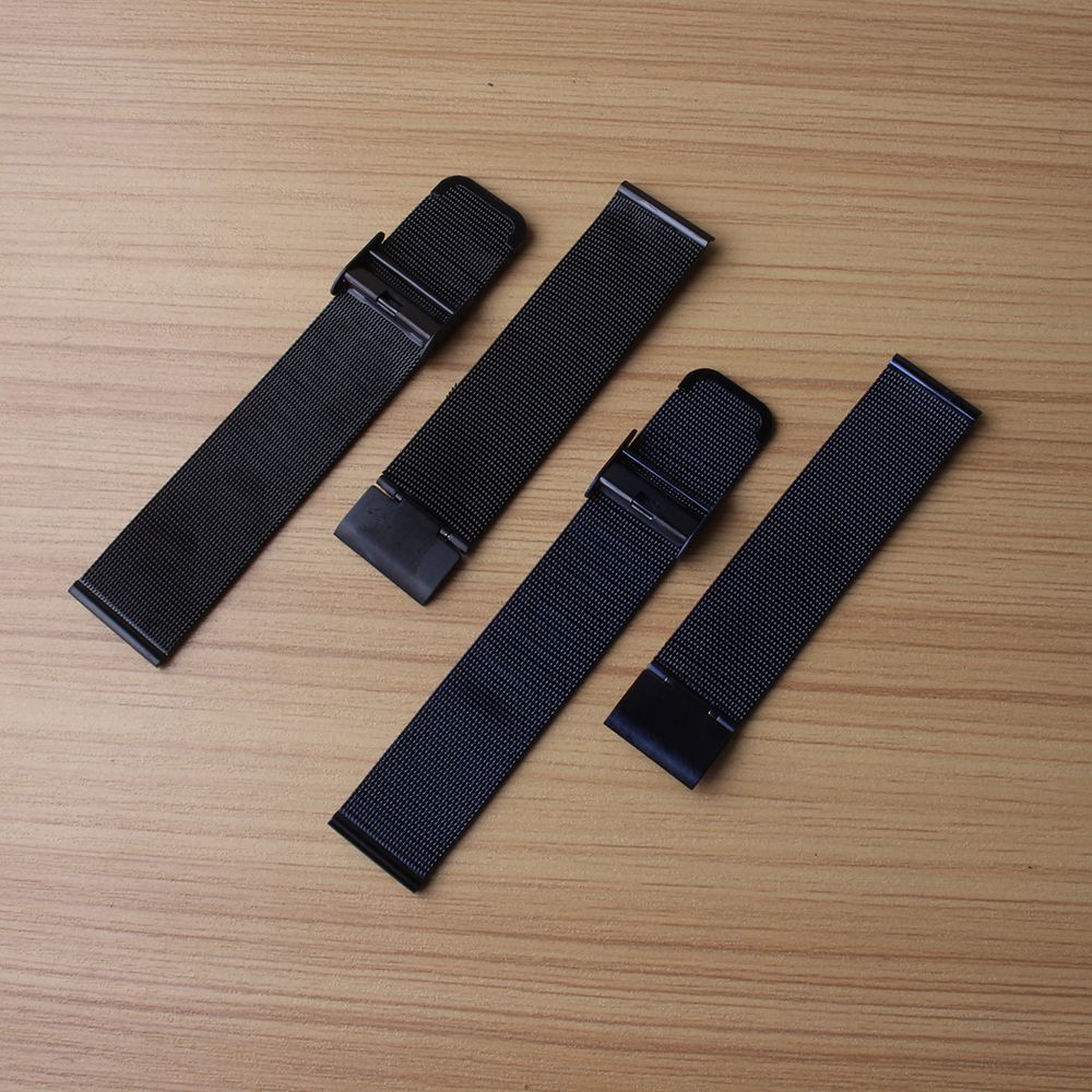 Acquistare Cinturino Alla Milanese Loop 18mm 20mm 22mm 24mm Cinturino  Cinturino Nero Blu Scuro Ultra Sottile Cinturino In Maglia Acciaio Cinturini  Bracciali Uomo Ore Economico | Consegna Veloce E Qualità | DHgate Italy