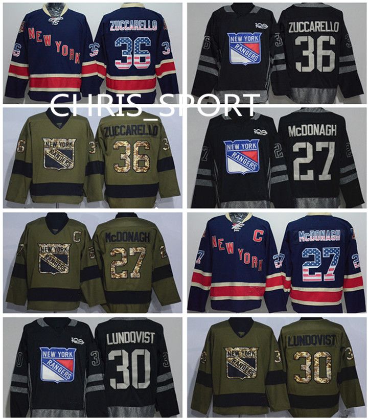 Maglia Hockey New York Rangers Zuccarello #36 - T-Shirt Uomo - Cotone Traspirante - Taglie S-XXXL - Foto 2