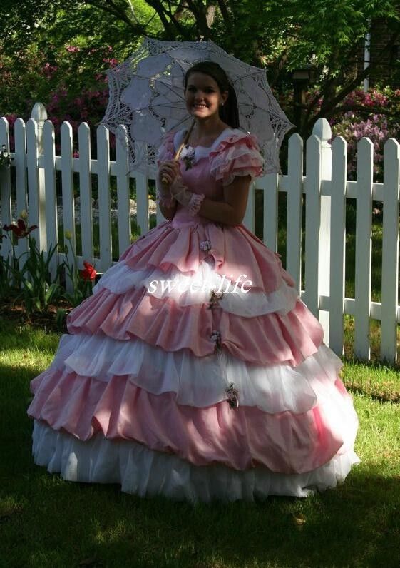 Vintage 19th Civil War Southen Belle Quinceanera Dresses Ball Gown 2020 ...