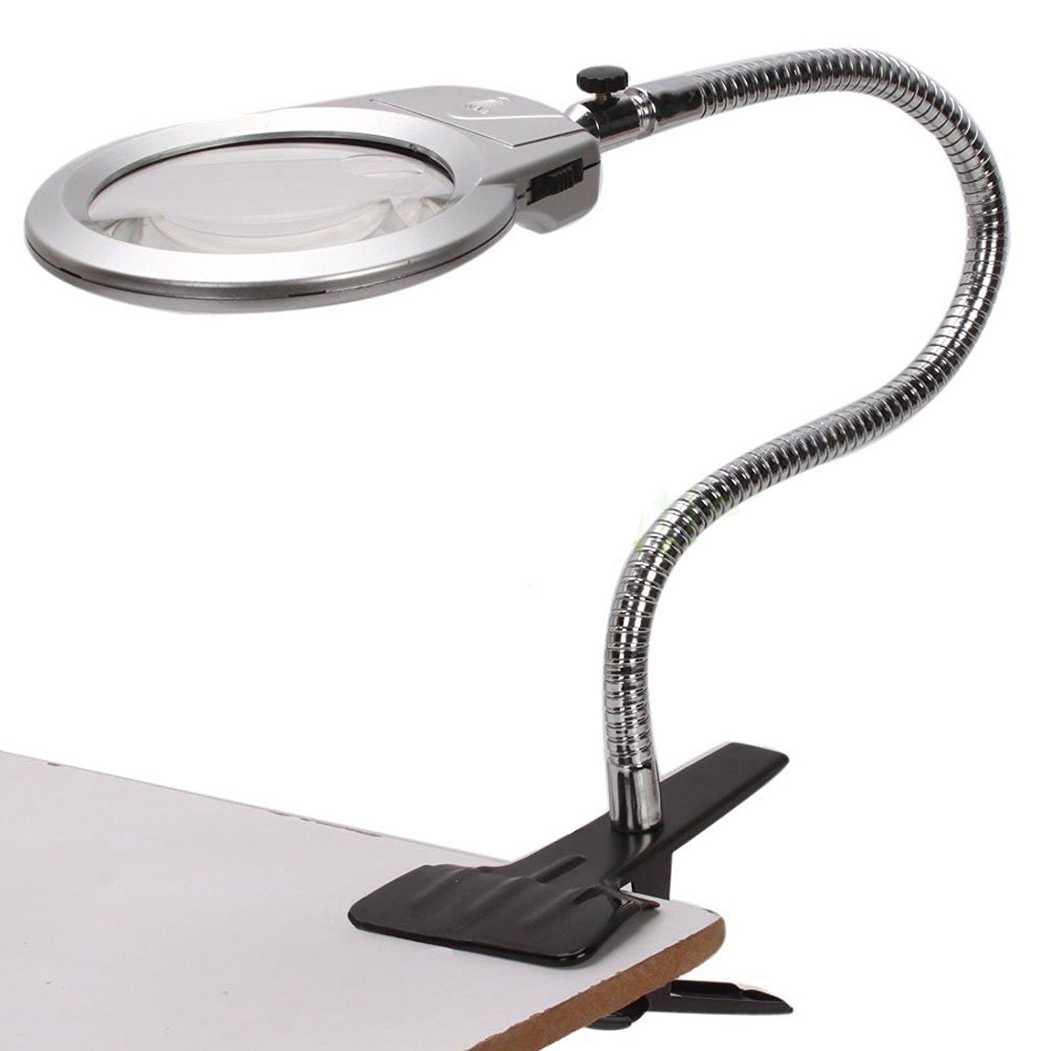 2021 LED Magnifying Table Desk Lamp Magnifying Glass With Clamp Table