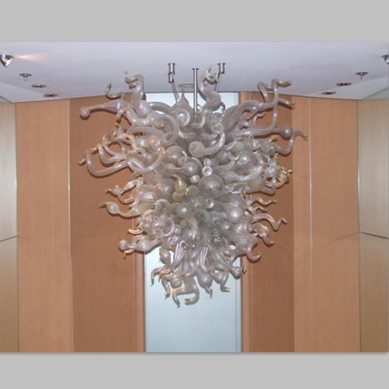 Large Foyer Chandeliers Light Modern Blown Glass Chandelier Large Foyer Chandeliers Light Modern Blown Glass Chandelier Borosilicate Art Decor Living Room Lighting Bathroom Ceiling