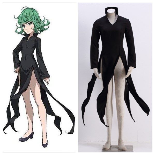 One Punch Man Tatsumaki Cosplay Costume Halloween Cosplay Clothes