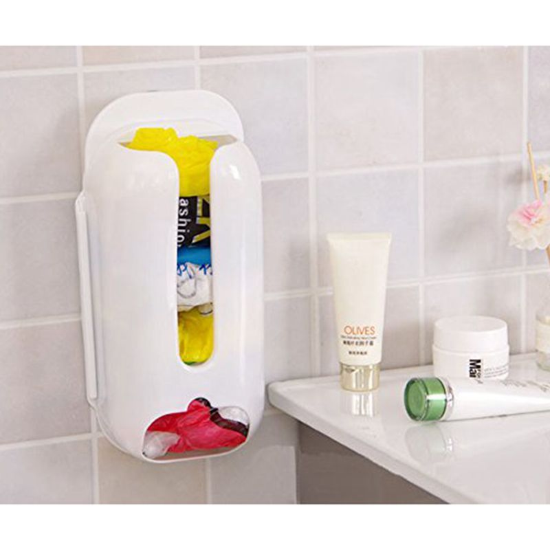 Wall Mount Ping Bag Dispenser Space Saving Holds Grocery Bags Wall Mount Ping Bag Dispenser Space Saving Holds Grocery Bags Detachable Wash Storage And Recycel Use Install Cute Kitchen Gadgets Designer
