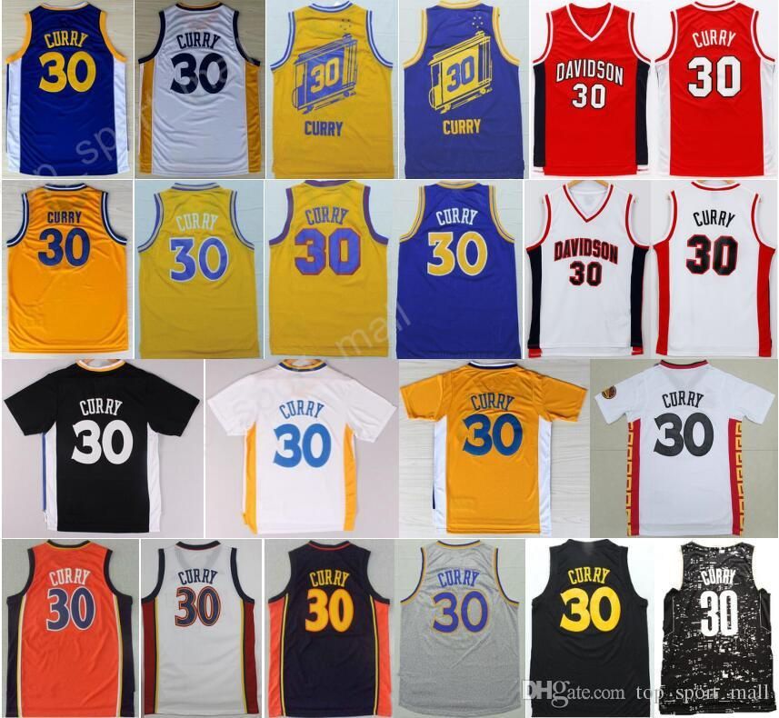 stephen curry davidson jersey cheap