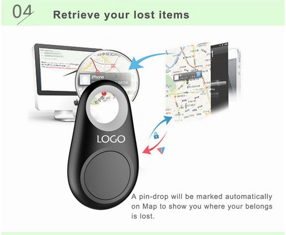 2020 TE New Mini GPS Tracker Bluetooth Key Finder Alarm 8g Two Way Item