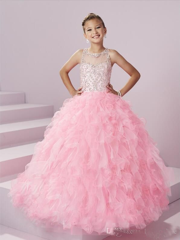 size 7 pageant dress