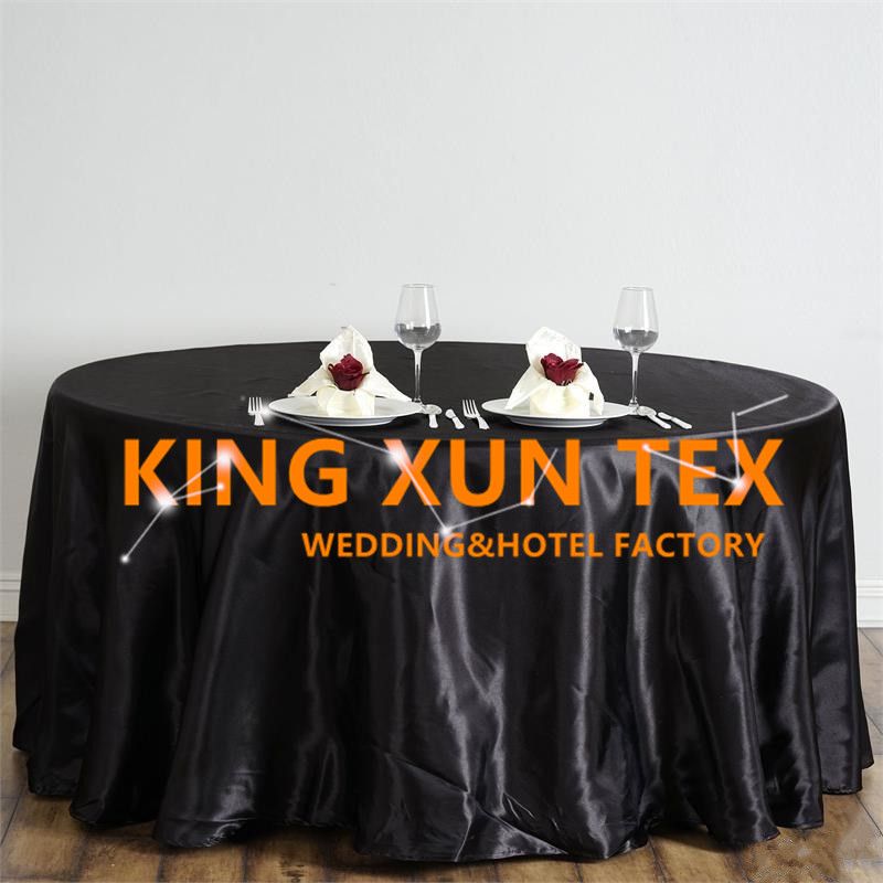 Hot Sale Satin Table Cloth Cheap Wedding Tablecloth For Event