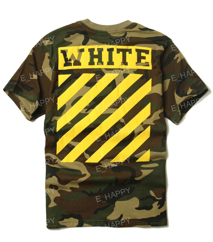 off white camouflage t shirt