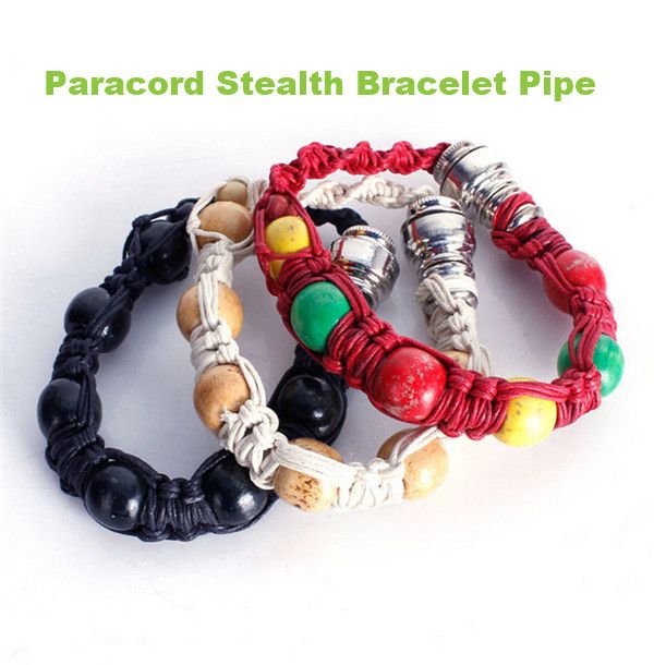 2019 High Quality Paracord Stealth Bracelet Pipes Smokewear Bracelet