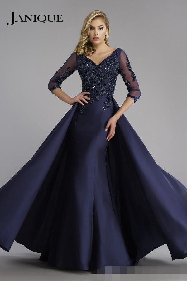 mother of the groom dresses 3 4 sleeve