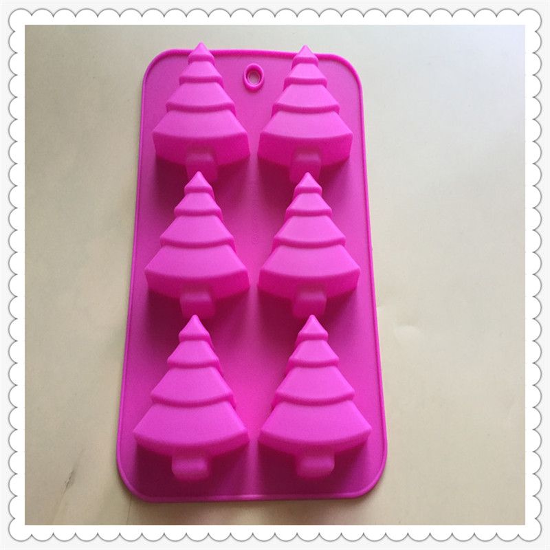 2021 Wholesale Christmas Tree Silicone Kitchen Baking Molds For