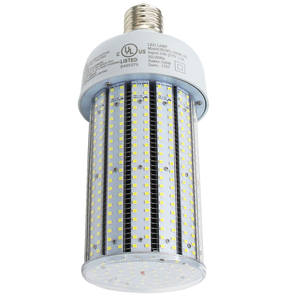 500w Halogen Replacement 100w Pc Cover Led Corn Light E39 E40 500w Halogen Replacement 100w Pc Cover Led Corn Light E39 E40 Parking Street Lamp Bulb Daylight 5000k Lot