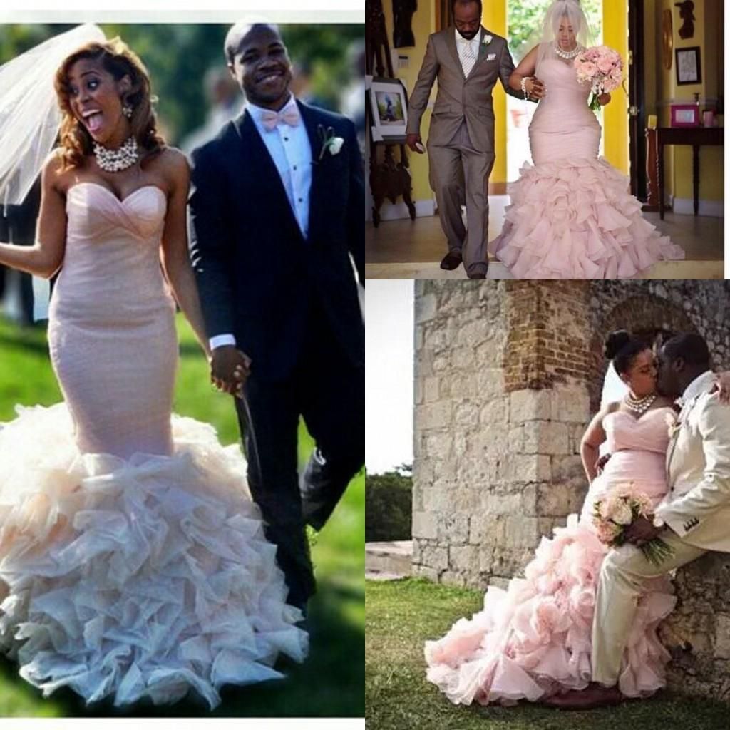 2017 blush pink plus size mermaid wedding dresses garden 2017 blush pink plus size mermaid wedding dresses garden