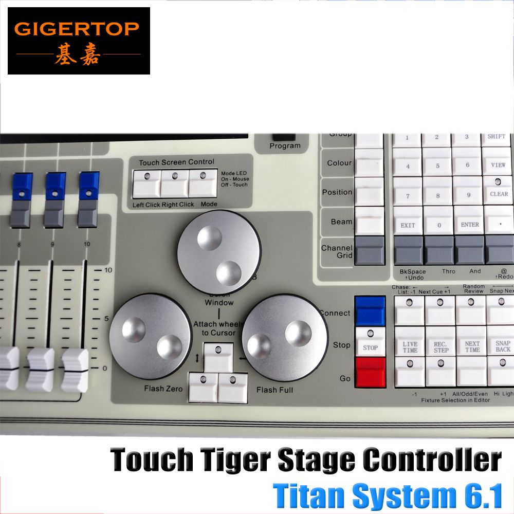 2019 Flight Case Pack High Quality Original Tiger Touch DMX Controller  Titan 6.1 System LCD Touch Screen,Tiger Touchable 15.4 Screen Led Stage  From ...