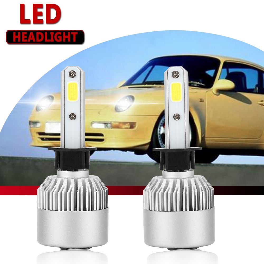 9006 HB4 80W 8000LM Car LED Headlight Bulbs Conversion Kit 6000K White 2018