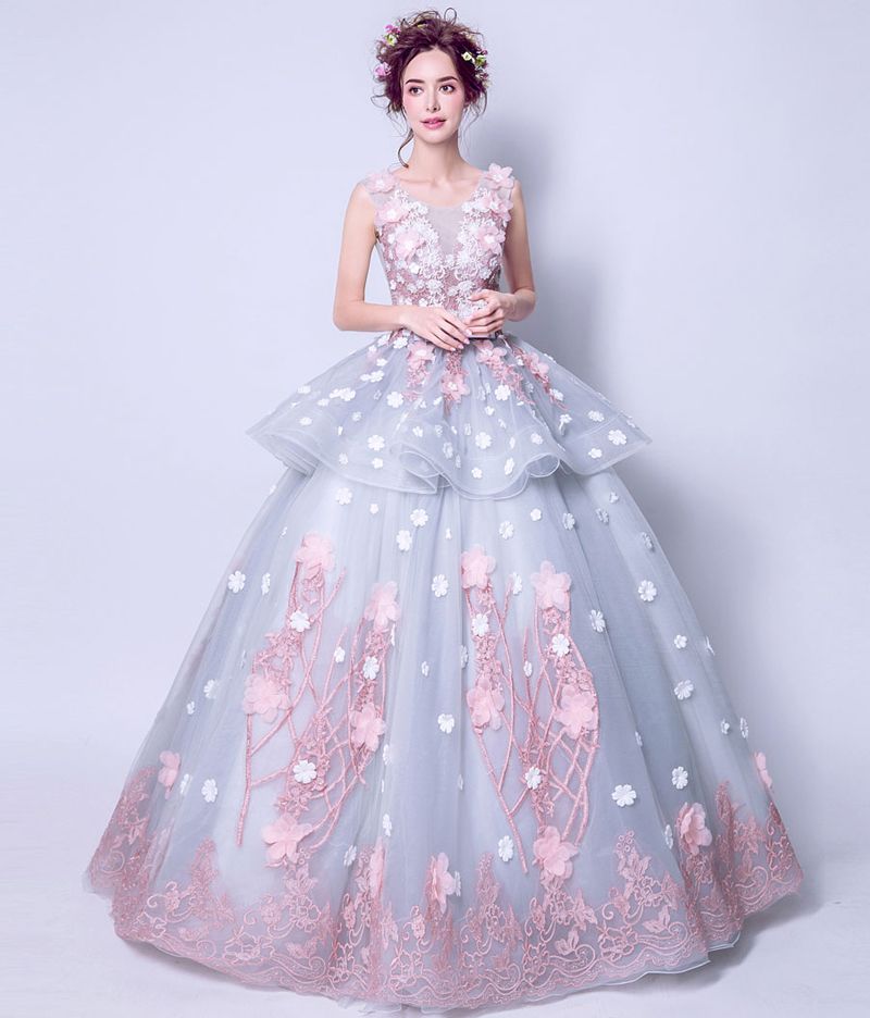 colorful ball gowns