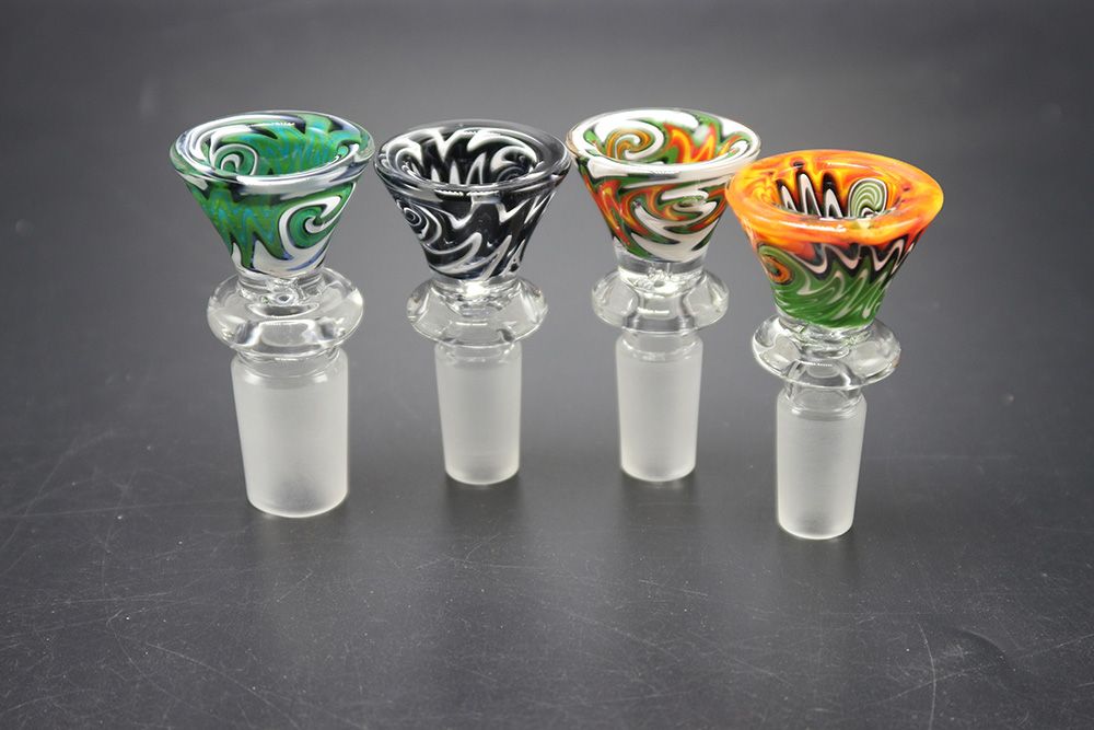 2019 Wholesale Wig Wag 2016 Heady Pipes Glass Dome Colorful 18mm 14mm